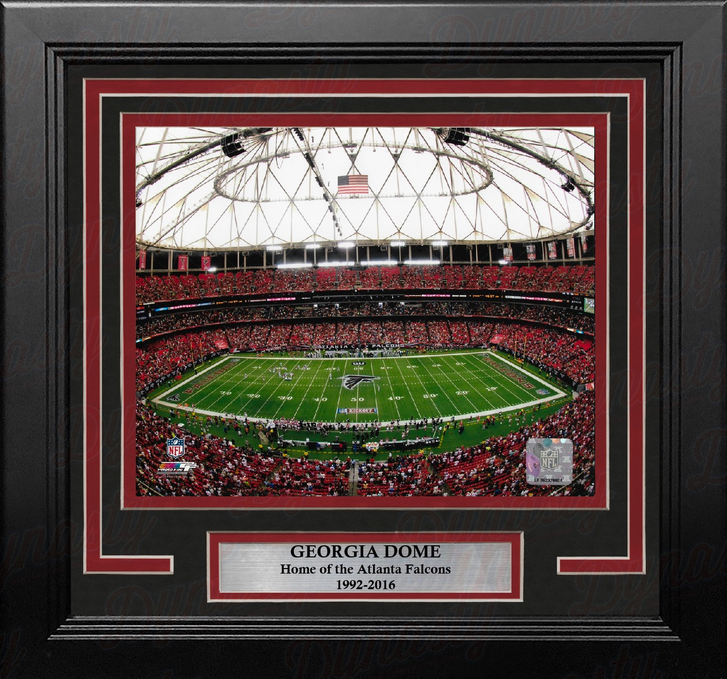 Atlanta Falcons Georgia Dome Corner of the End Zone 8" x 10" Framed Football Stadium Photo