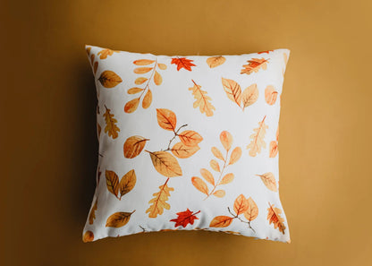 Fall Leaves Pillow Cover |  Thanksgiving decor | Farmhouse Pillows | Country Decor | Fall Throw Pillows | Cute Throw Pillows | Gift for her by UniikPillows