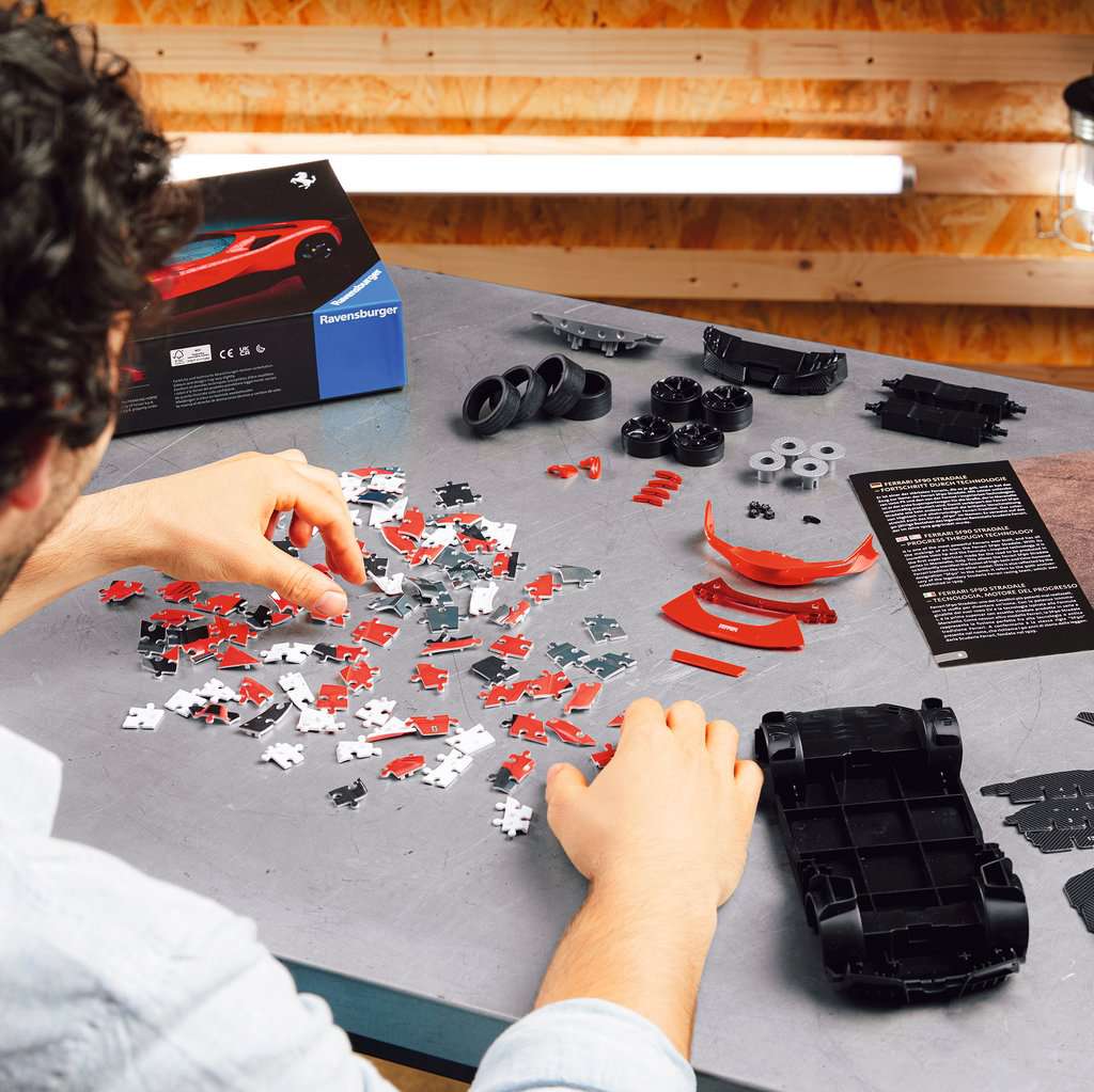 Ferrari SF90 Stradale Red 161 Piece 3D Jigsaw Puzzle Ravensburger