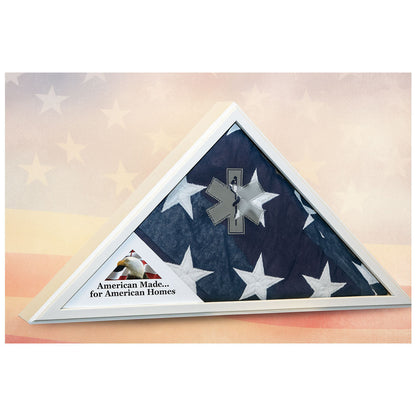 Flags Connections - First Responder Flag Case - EMS White, Firefighter Red, and Police Blue..