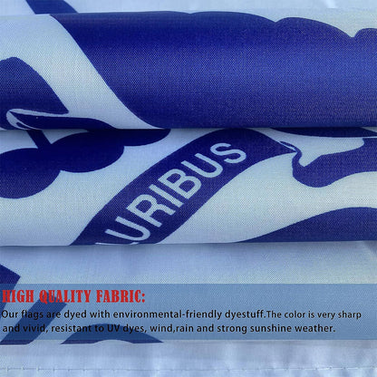US Coast Guard Flag 3x5 Outdoor Double Sided- Heavy Duty 3ply United States Coast Guard Flag Super Durable 4 Rows Stitched Edge Canvas Header with 2 Brass Grommets