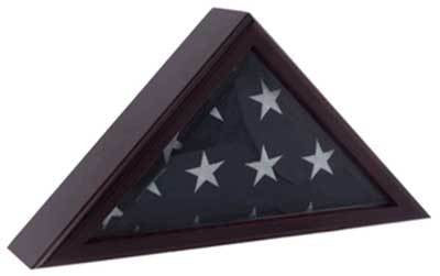 Flags Connections Veteran Flag Case Black, Veteran Flag Display Case