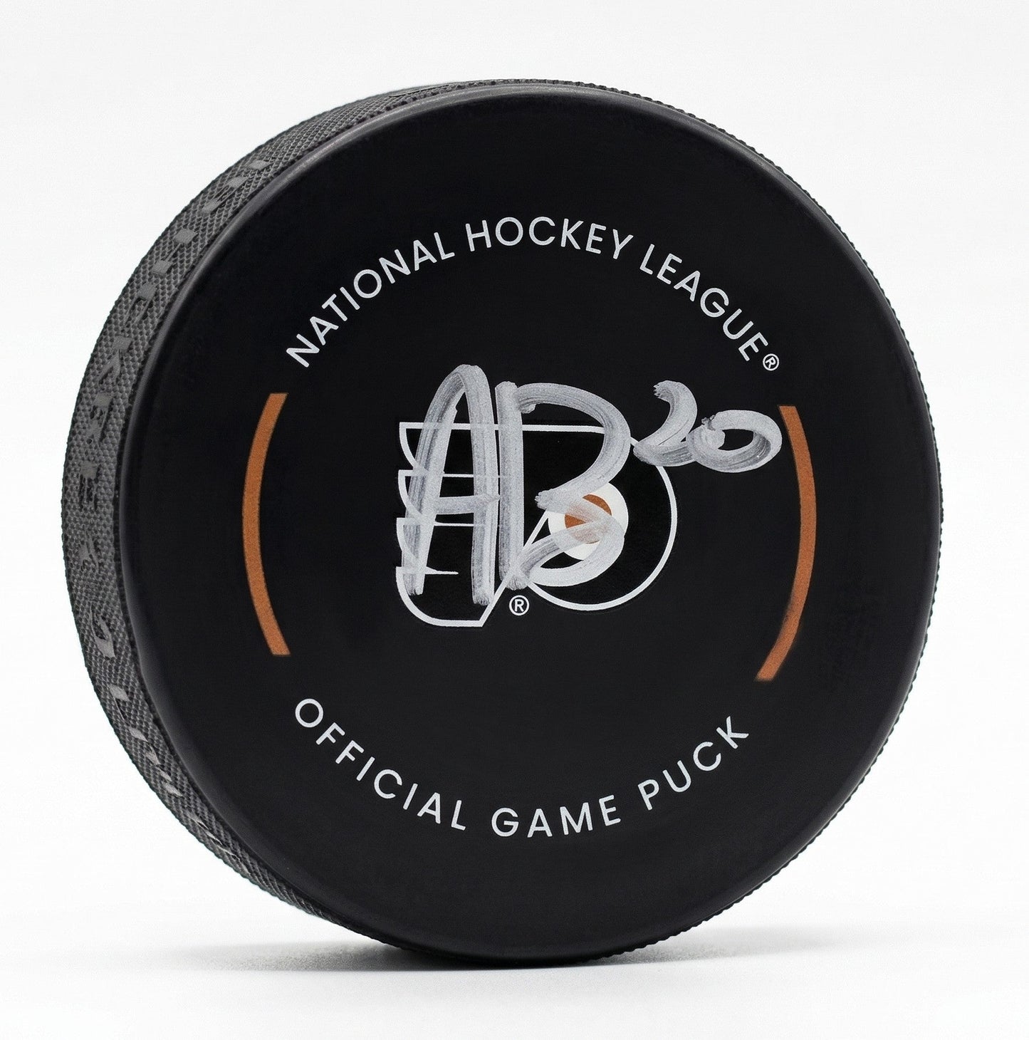 Alex Bump Philadelphia Flyers Autographed Game Model Hockey Puck