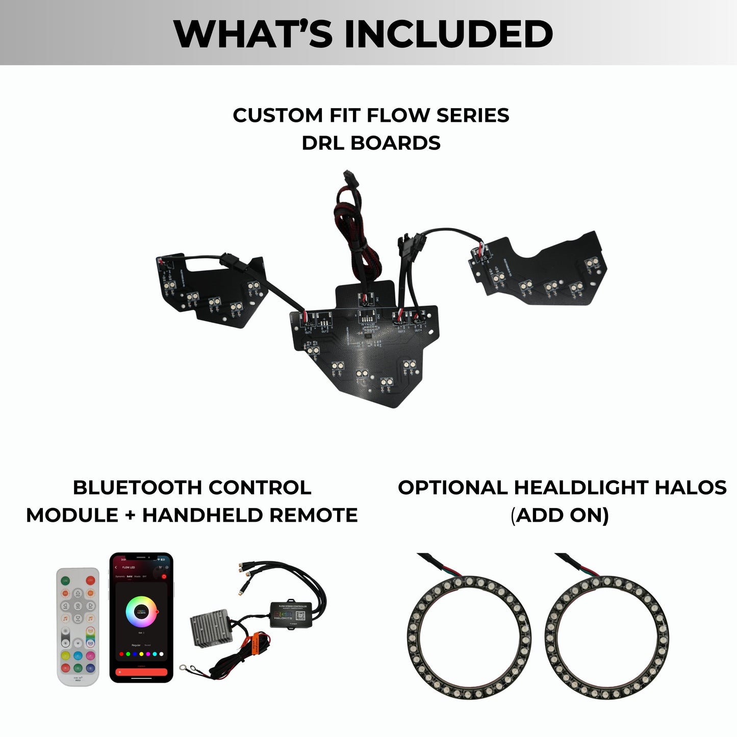 Ford Mustang Flow Series DRL Boards (2018-2023)