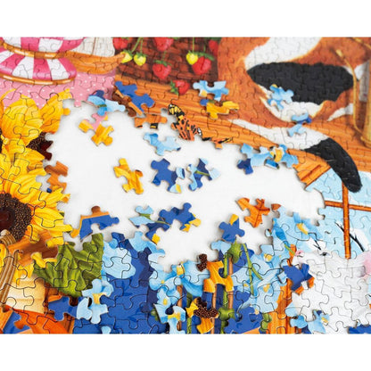 Four Seasons of Cats 1000 Piece Jigsaw Puzzle Springbok