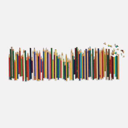 Frank Lloyd Wright Colored Pencils 1000 Piece Panoramic Jigsaw Puzzle Galison
