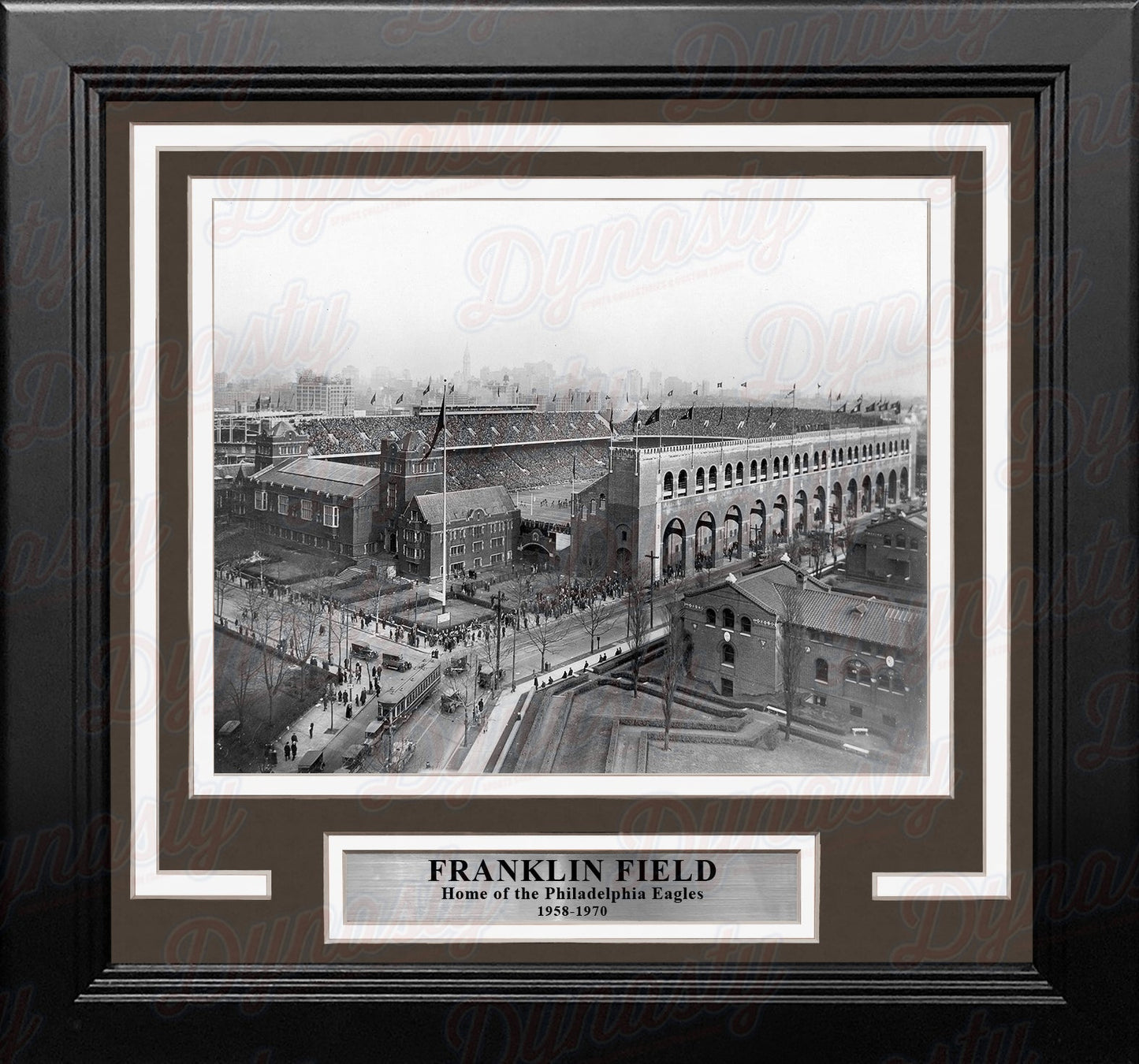 Philadelphia Eagles Franklin Field 8" x 10" Framed Football Stadium Photo