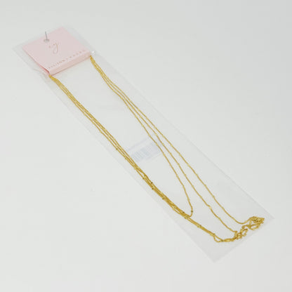 Show Me The Ways Necklace, Gold by Ellisonyoung.com