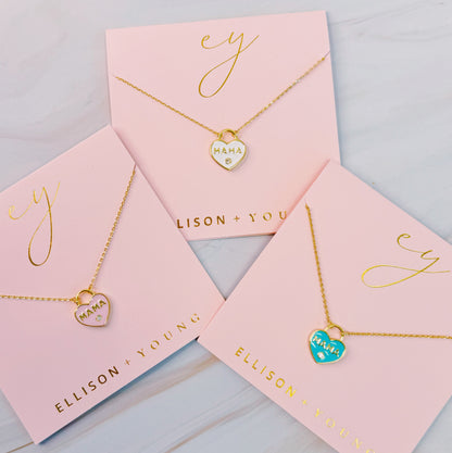Pastel Locket Mama Necklace by Ellisonyoung.com