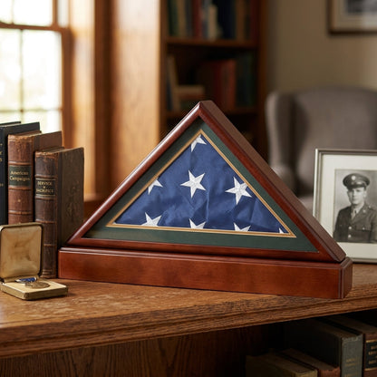 Burial/Funeral Flag Display Case Frame Military Shadow Box