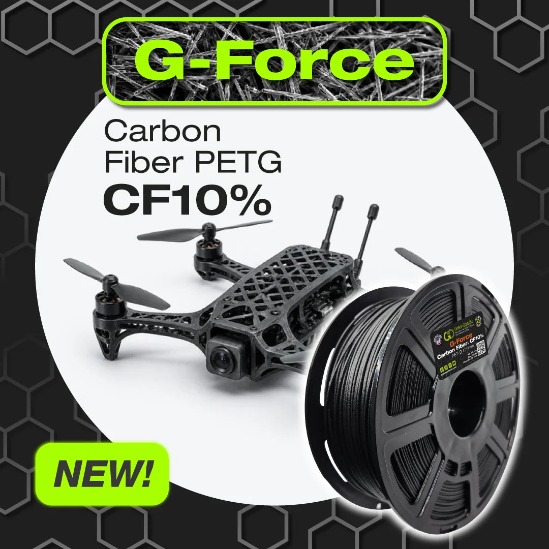 PETG-CF10: Recycled, Black