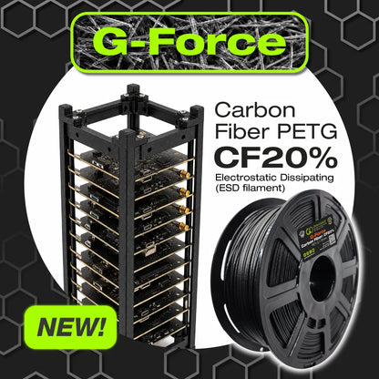 PETG-CF20: Recycled, Black