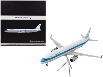 Airbus A321 Commercial Aircraft "American Airlines - Piedmont" (N581UW) White with Blue Stripes "Gemini 200" Series 1/200 Diecast Model Airplane by GeminiJets  free shipping USA