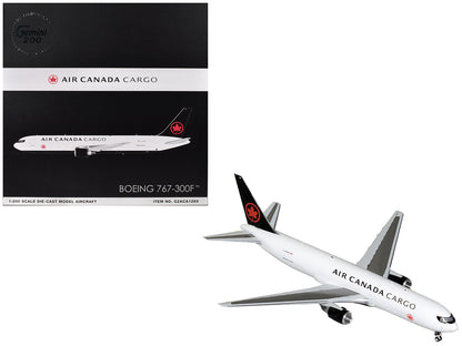 Boeing 767-300F Commercial Aircraft "Air Canada Cargo" (C-GXHM) White with Black Tail "Gemini 200" Series 1/200 Diecast Model Airplane by GeminiJets  free shipping USA