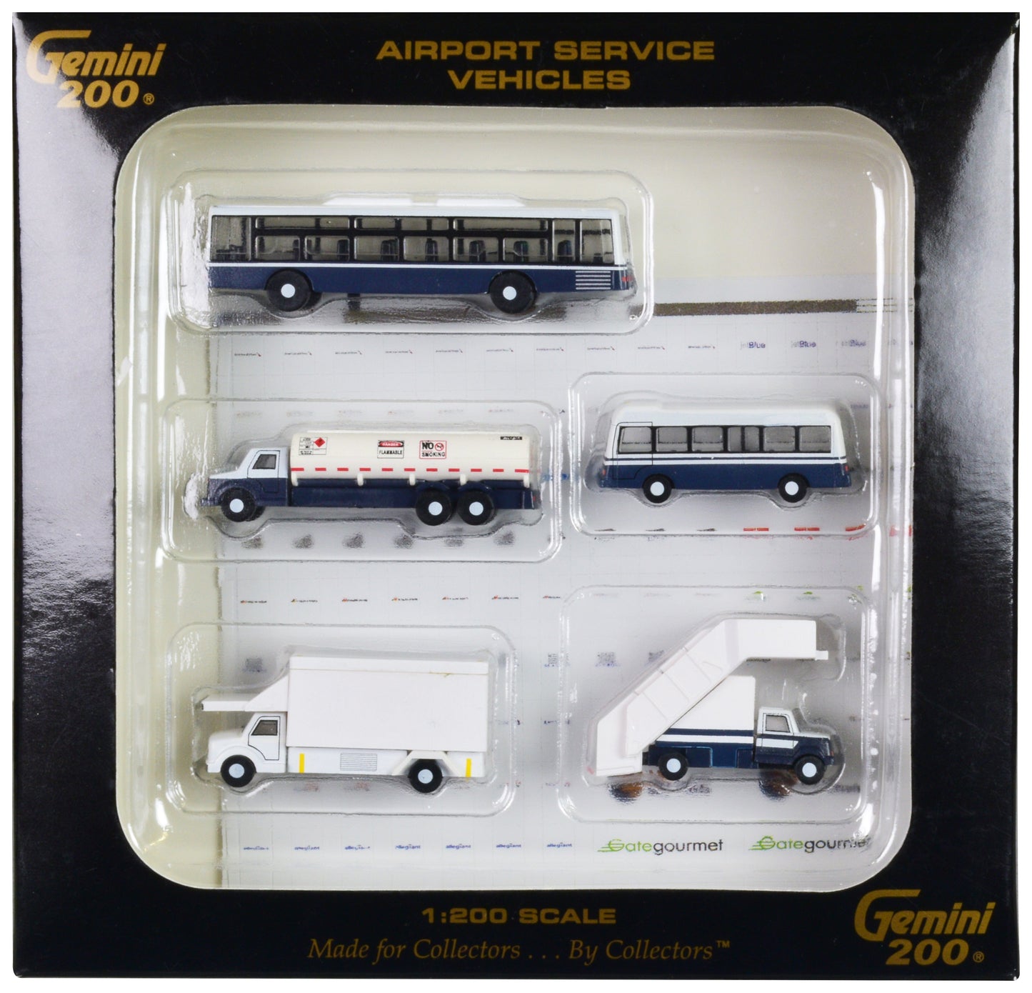 Airport Service Vehicles Set of 5 pieces "Gemini 200" Series Diecast Models by GeminiJets  free shipping USA