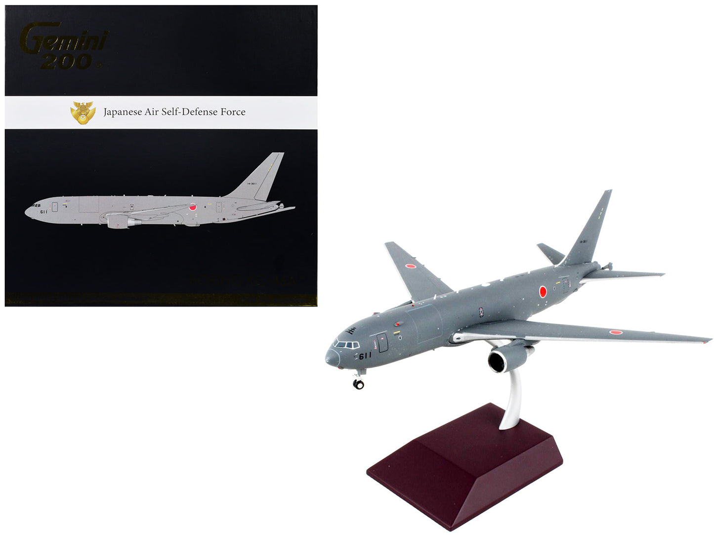 Boeing KC-46A Pegasus Tanker Aircraft "Japan Air Self-Defense Force (JASDF)" Gray "Gemini 200" Series 1/200 Diecast Model Airplane by GeminiJets  free shipping USA