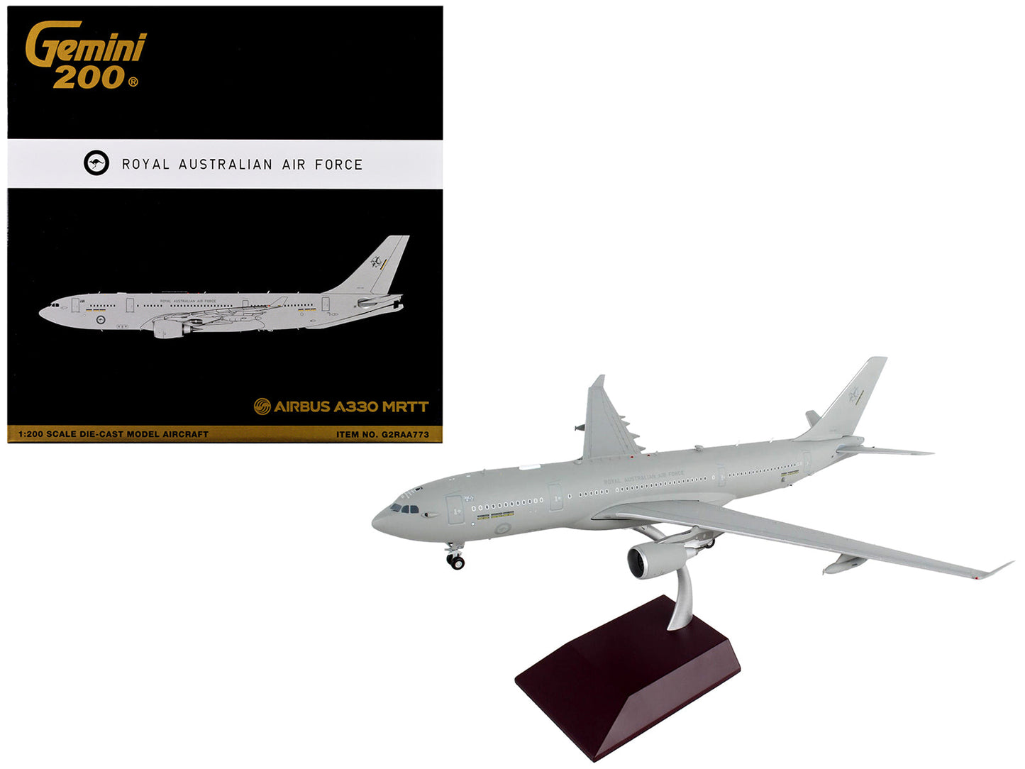 Airbus A330 MRTT Tanker Aircraft "Royal Australian Air Force" Gray "Gemini 200" Series 1/200 Diecast Model Airplane by GeminiJets  free shipping USA
