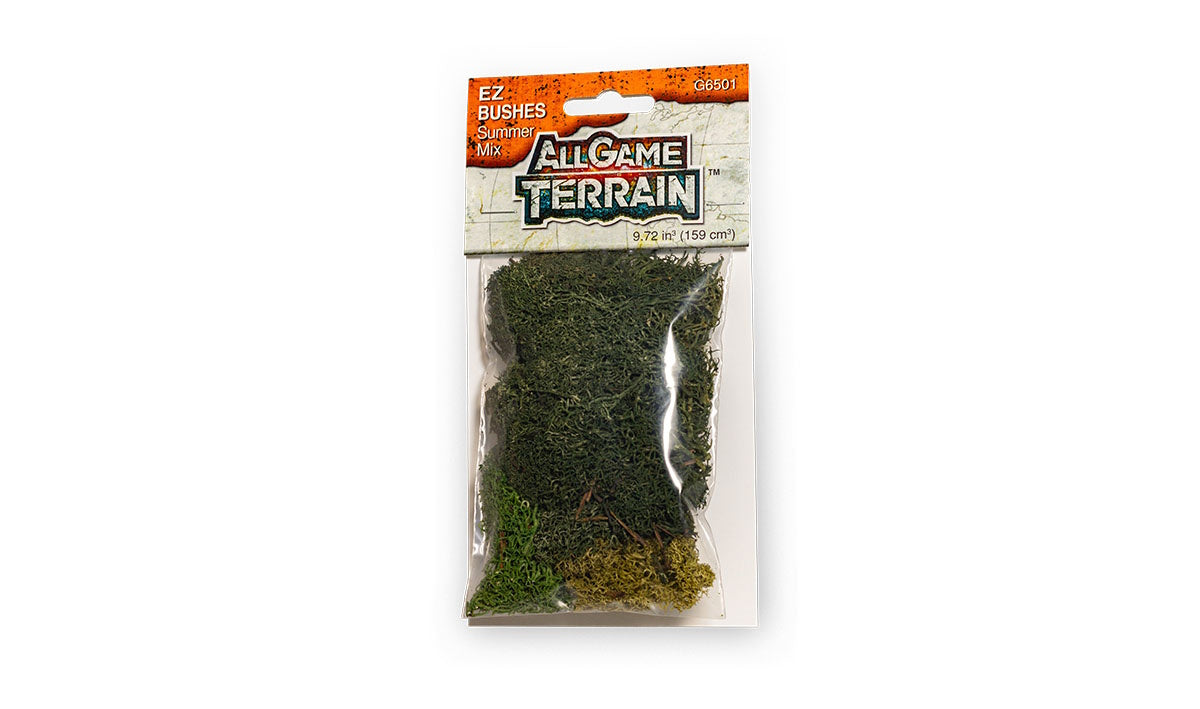 Woodland Scenics G6501 All Game Terrain EZ Bushes Summer Mix