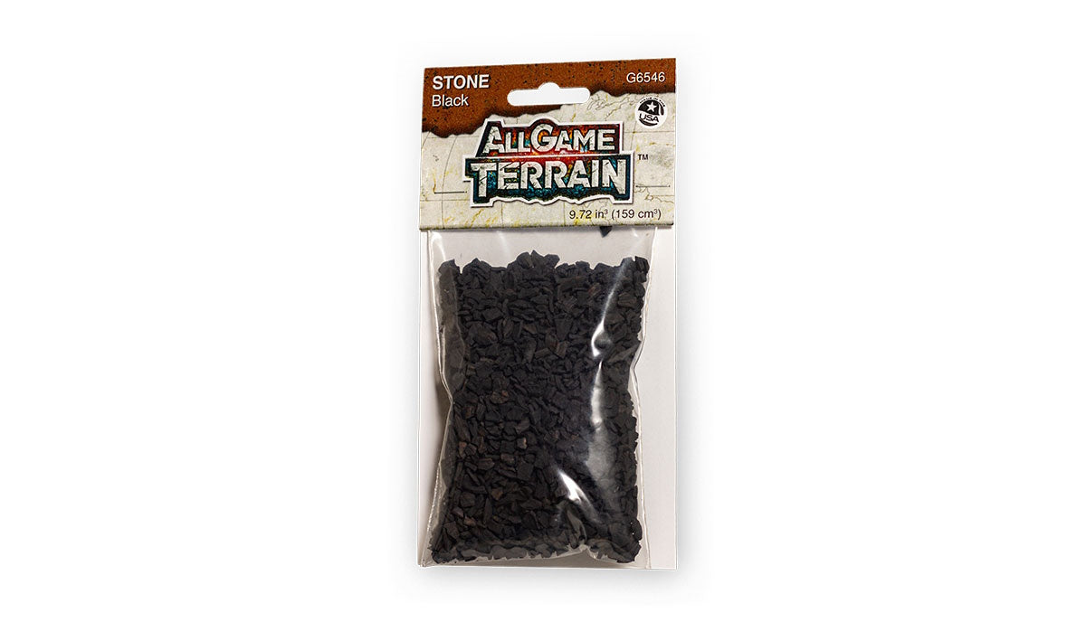 Woodland Scenics G6546 All Game Terrain Stone Black