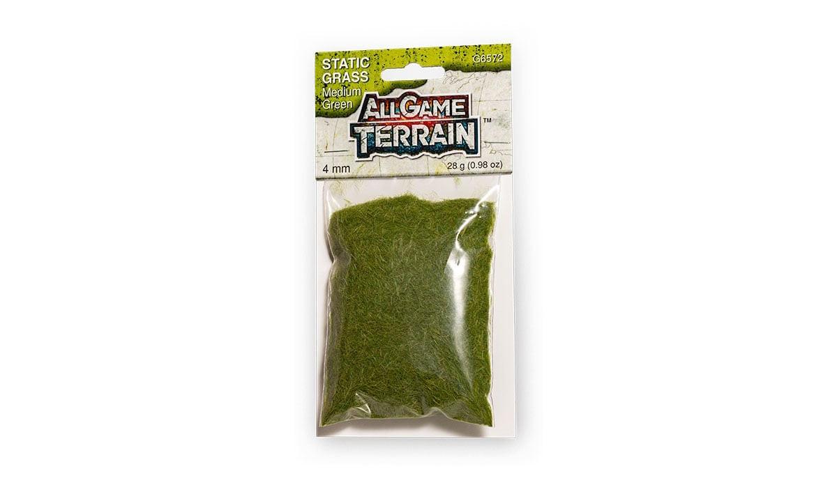 Woodland Scenics G6572 All Game Terrain Static Grass 4mm Tall Medium Green