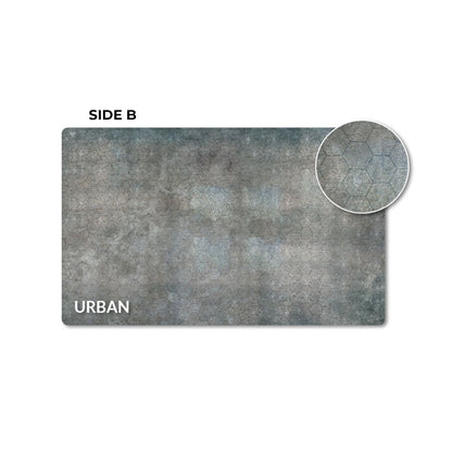 Battlefield in a Box: HexTech - Game Mat 2 - Arid/Urban