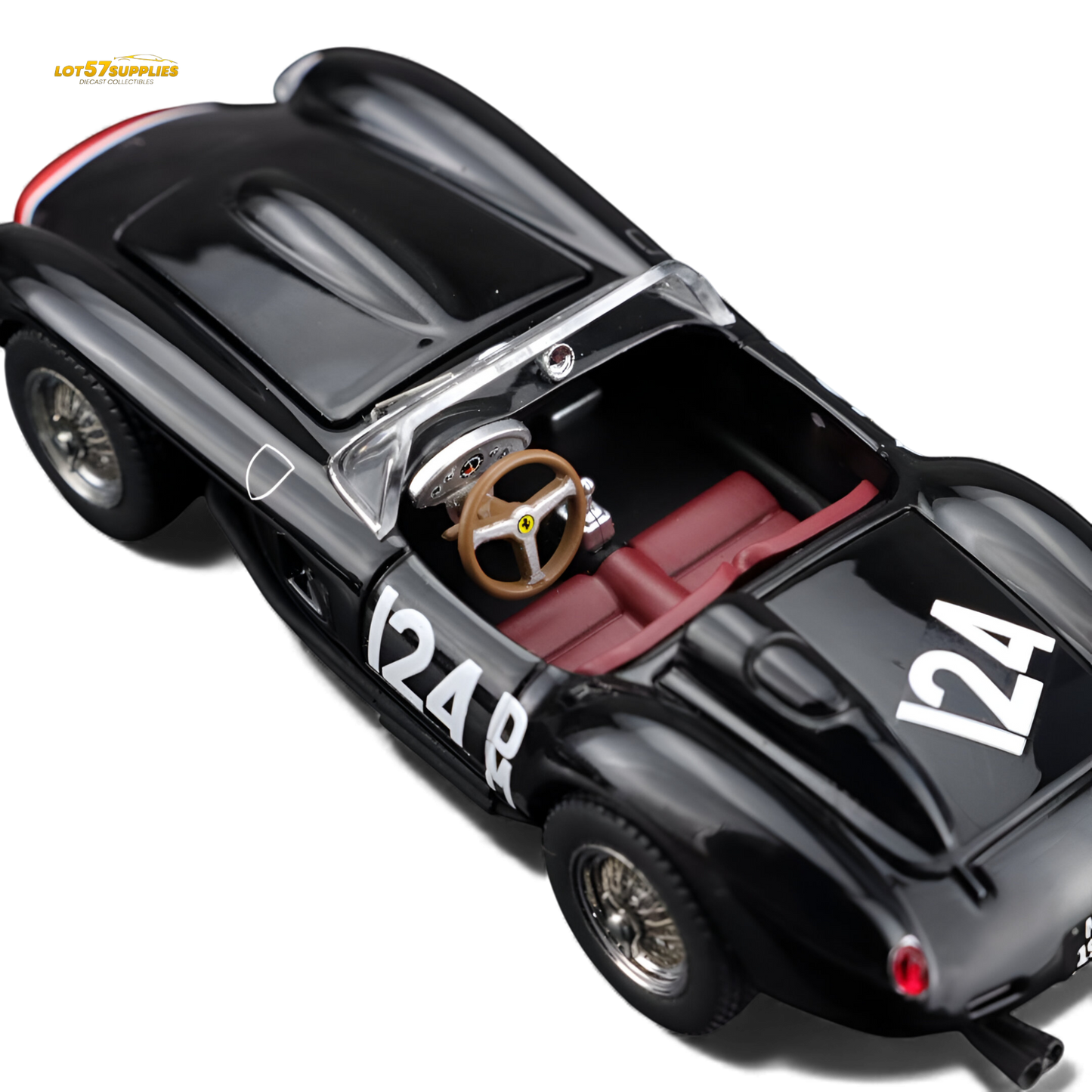 (Pre-Order) GFCC 250 Testa Rossa - Black Beauty Double Car Set 1:64