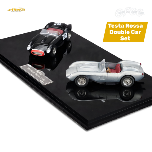(Pre-Order) GFCC 250 Testa Rossa - Black Beauty Double Car Set 1:64