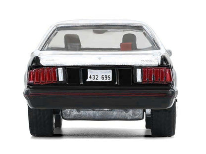 1982 Ford Mustang SSP "Texas Department of Public Safety Highway Patrol" Black with White Hood and Top "Hobby Exclusive" Series 1/64 Diecast Model Car by Greenlight