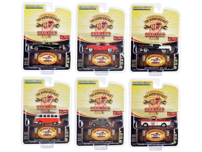 "Busted Knuckle Garage" Series 2 6 piece Set 1/64 Diecast Model Cars by Greenlight  free shipping USA