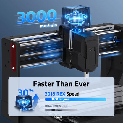 3018 REX CNC Router Machine, Pre-Assembled for Beginner & STEM