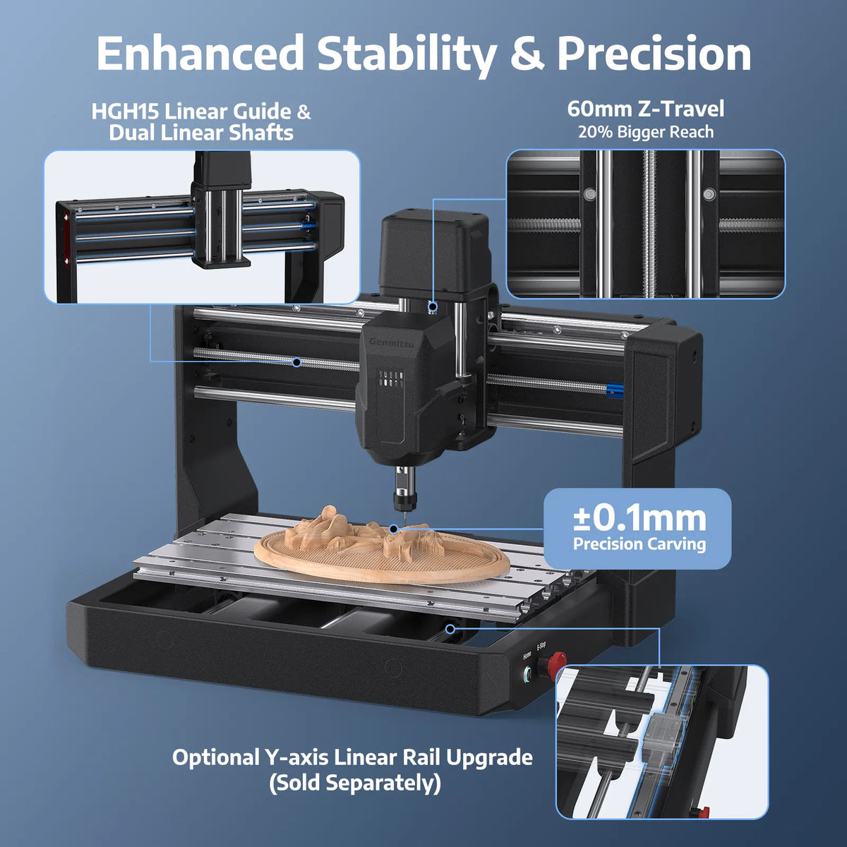 3018 REX CNC Router Machine, Pre-Assembled for Beginner & STEM