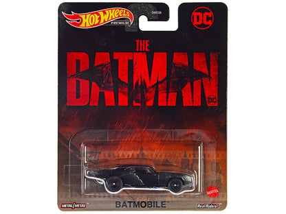 Batmobile Matt Black "The Batman" (2022) Movie "DC Comics" Diecast Model Car by Hot Wheels  free shipping USA