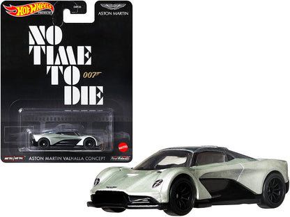 Aston Martin Valhalla Concept Light Green Metallic with Dark Green Top (James Bond 007) "No Time to Die" (2021) Movie Diecast Model Car by Hot Wheels  free shipping USA