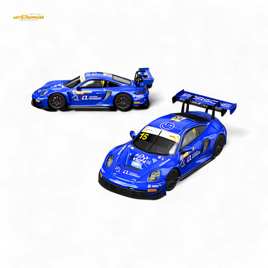 SR STAR RACE Porsche 911 GT3 Racing Blue No.15 Racing 1:64