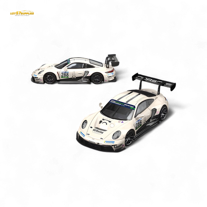 SR STAR RACE Porsche 911 GT3 Racing Milky White No.288 Racing 1:64