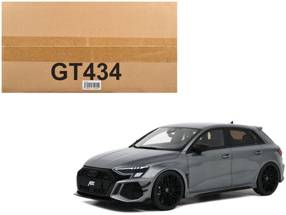 Audi ABT RS3-R Daytona Gray Metallic 1/18 Model Car by GT Spirit  free shipping USA