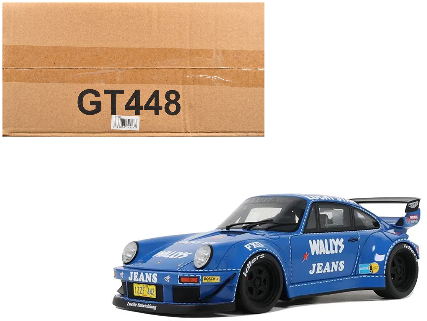 RWB Bodykit "OSHO Arrow" Blue 1/18 Model Car by GT Spirit  free shipping USA