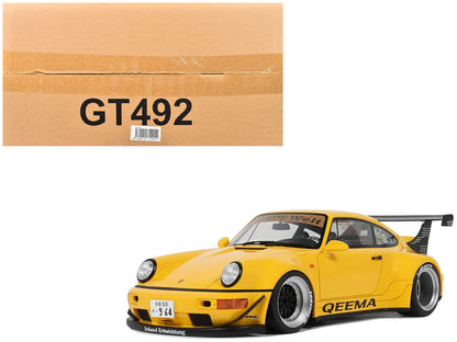 2024 Porsche 911 (964) RWB "Qeema" Yellow 1/18 Model Car by GT Spirit  free shipping USA