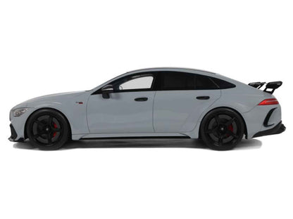 2024 Brabus Rocket 1000 Nardo Gray with Black Top 1/18 Model Car by GT Spirit