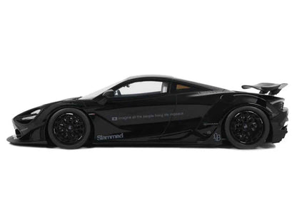 2023 McLaren 720S "LB-Works - Liberty Walk" Black 1/18 Model Car by GT Spirit
