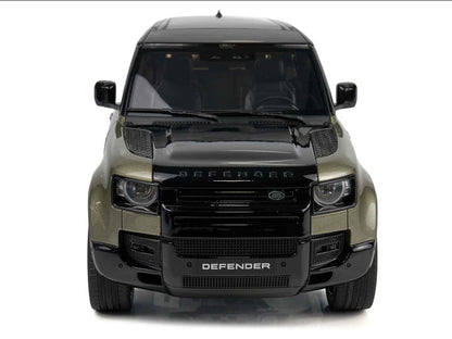 2021 Land Rover Defender 90 P400 X-Dynamic HSE Pangea Green Metallic 1/18 Model Car by GT Spirit