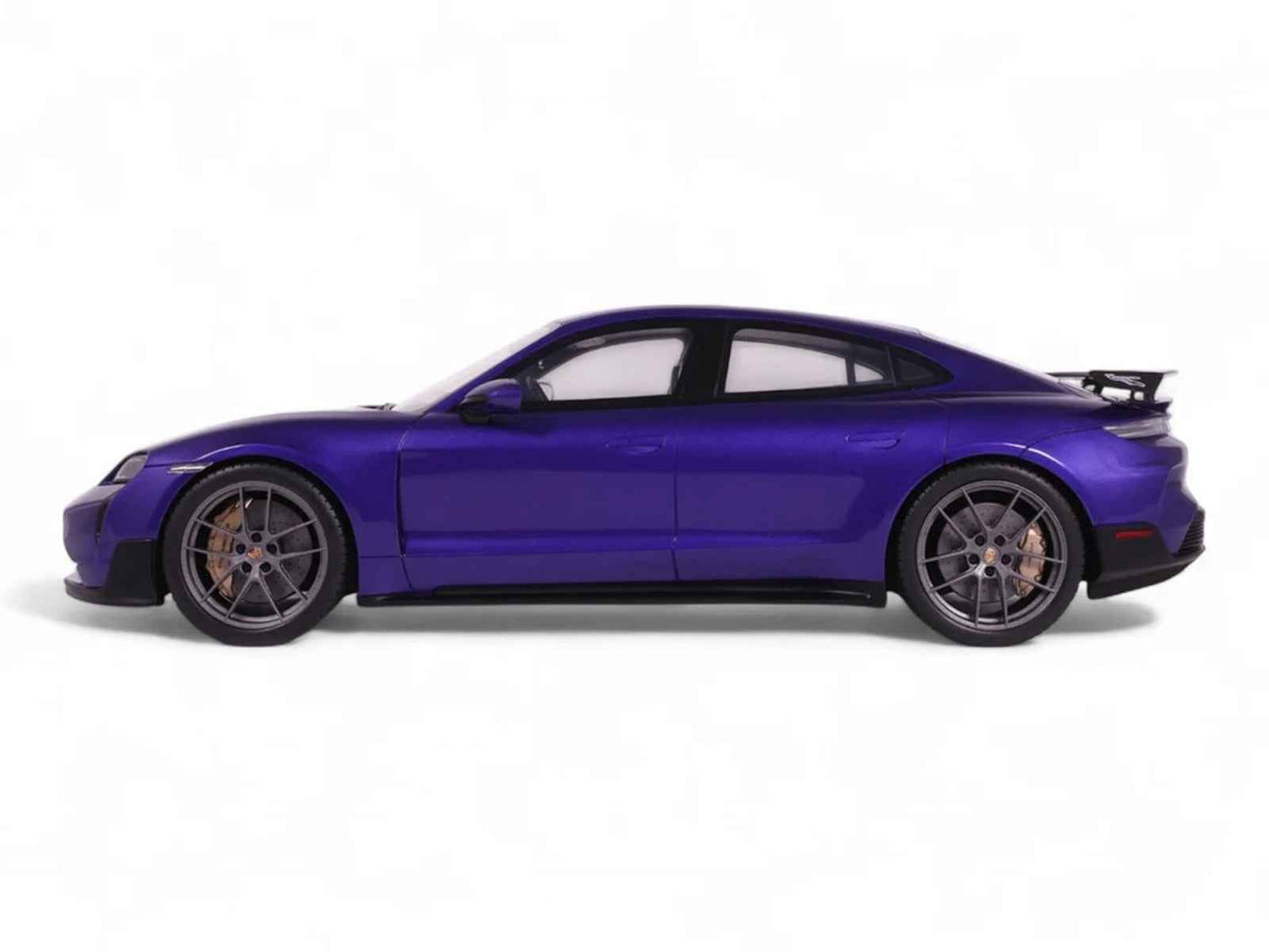 2023 Porsche Taycan Turbo GT Purple Sky Metallic 1/18 Model Car by GT Spirit