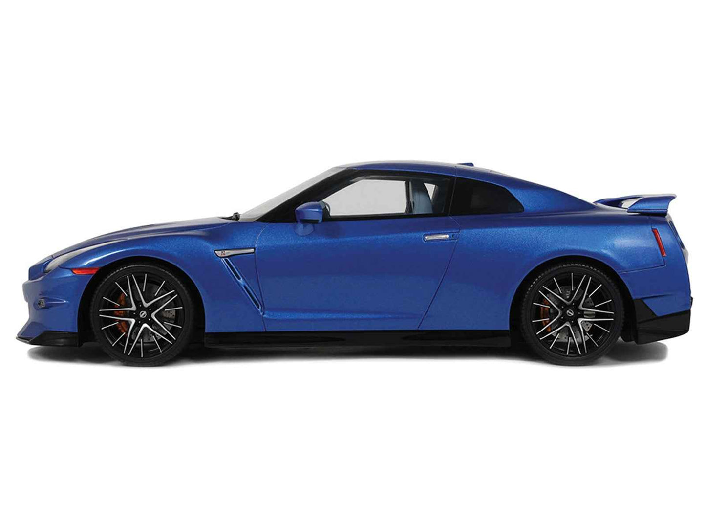 2024 Nissan GT-R Skyline Edition Bayside Blue Metallic 1/18 Model Car by GT Spirit