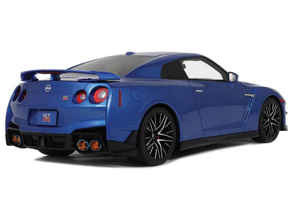 2024 Nissan GT-R Skyline Edition Bayside Blue Metallic 1/18 Model Car by GT Spirit