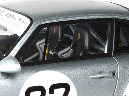 2024 RWB Yuiitsumuni #27 Silver Metallic 1/18 Model Car by GT Spirit