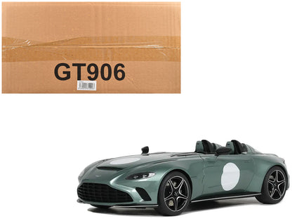 Aston Martin V12 Speedster Green Metallic 1/18 Model Car by GT Spirit  free shipping USA