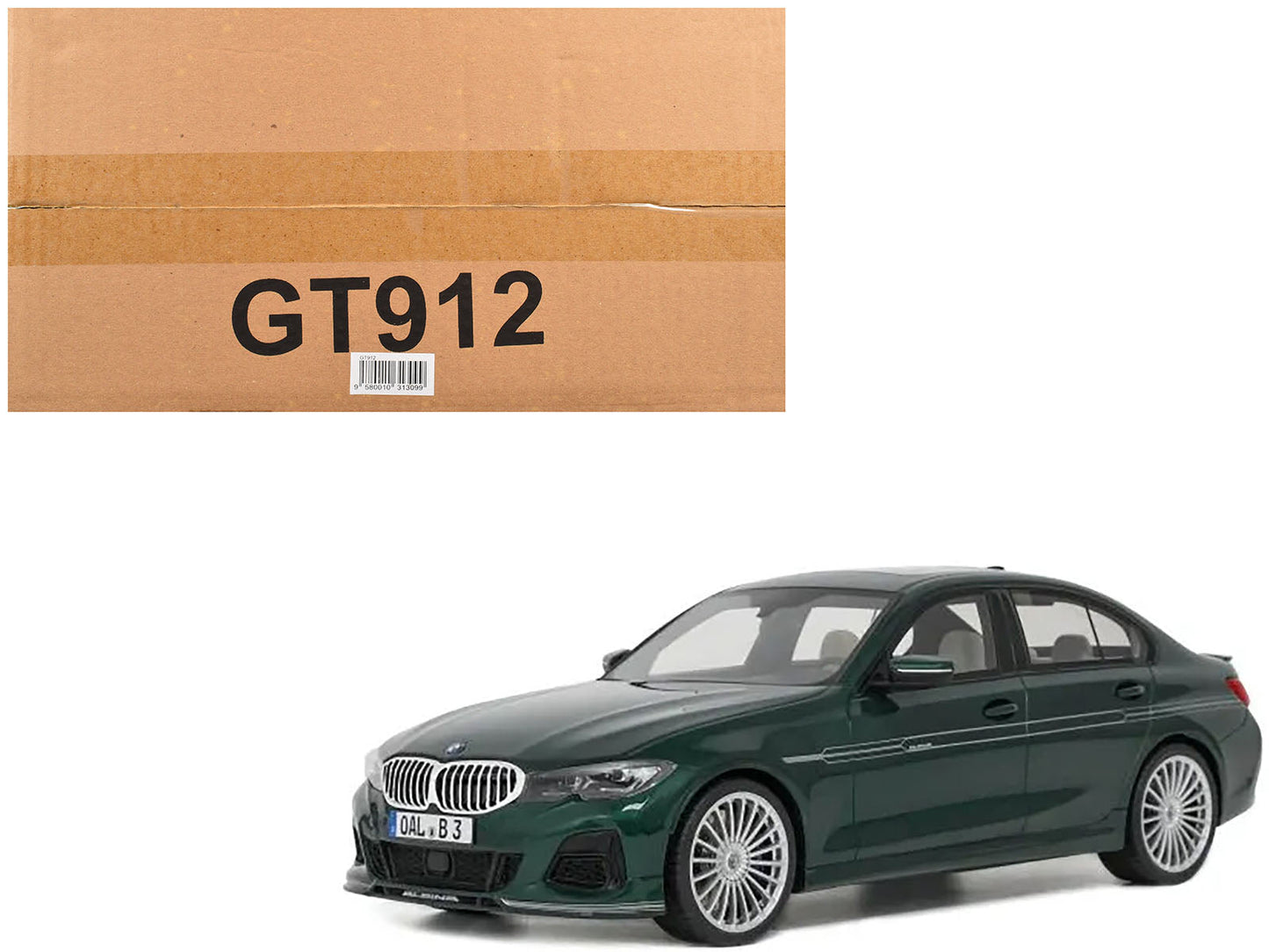 BMW Alpina B3 Green Metallic 1/18 Model Car by GT Spirit  free shipping USA