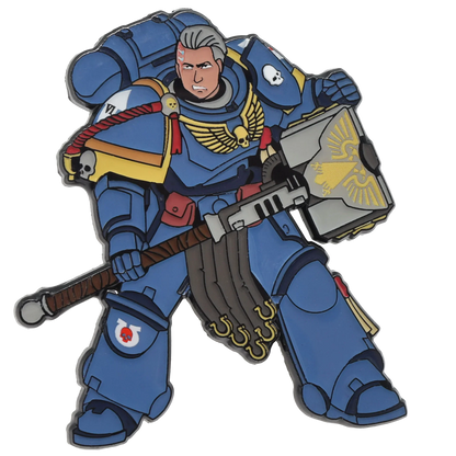 Foam Brain Mystery Loot: 40K Enamel Pins - Ultramarines vs Tyranids