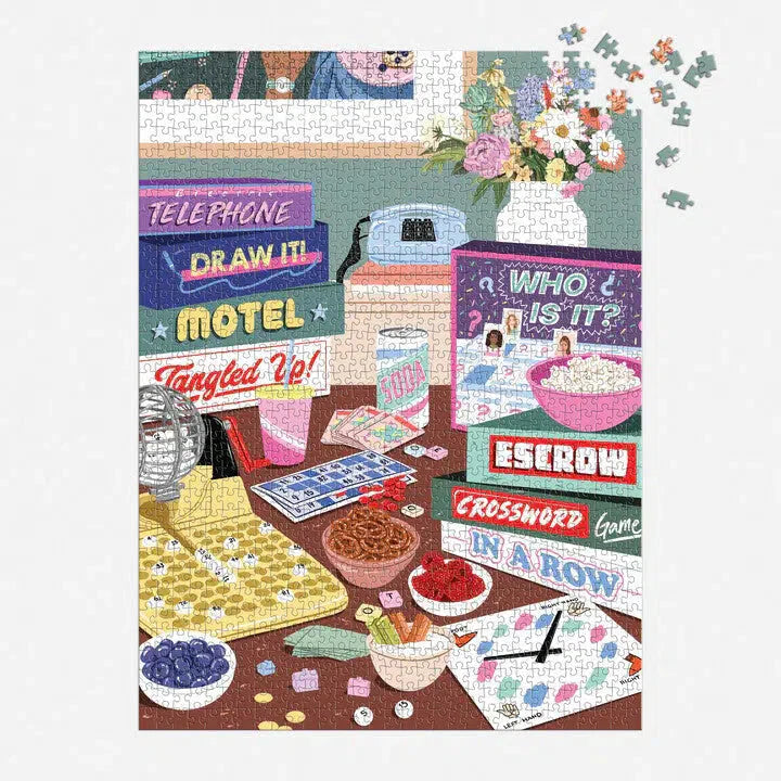 Game Night 1000 Piece Jigsaw Puzzle Galison