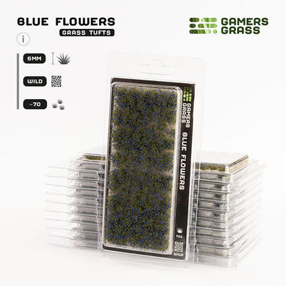 Gamers Grass Tufts: Blue Flowers - Wild
